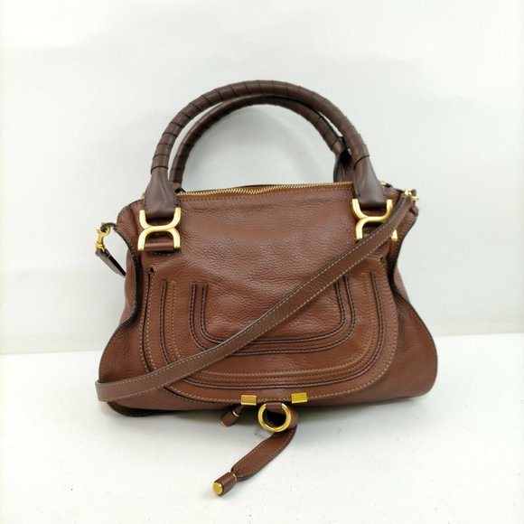Chloe Handbags - Chloe Hand Bag Brown Leather